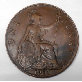 GREAT BRITAIN 1 Penny 1917