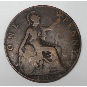 GREAT BRITAIN 1 Penny 1912H