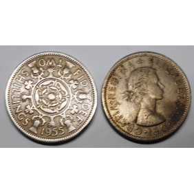GREAT BRITAIN Florin 1955