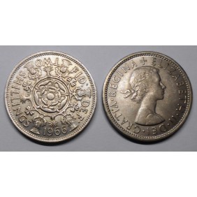 GREAT BRITAIN Florin 1966