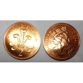 GREAT BRITAIN 2 Pence 1986