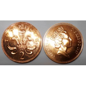 GREAT BRITAIN 2 Pence 1987