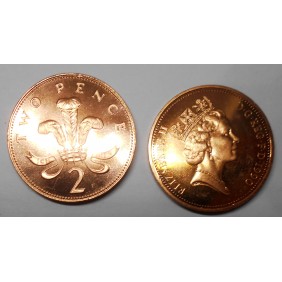 GREAT BRITAIN 2 Pence 1990