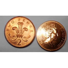 GREAT BRITAIN 2 Pence 1991
