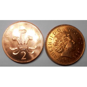 GREAT BRITAIN 2 Pence 1998