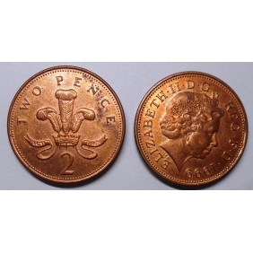 GREAT BRITAIN 2 Pence 1999