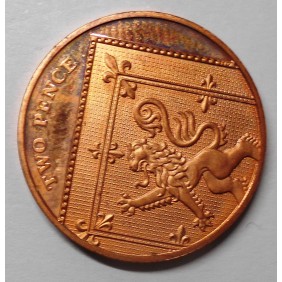 GREAT BRITAIN 2 Pence 2000...
