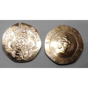 GREAT BRITAIN 20 Pence 1993