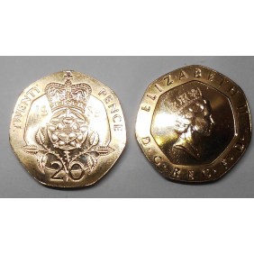 GREAT BRITAIN 20 Pence 1989