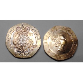 GREAT BRITAIN 20 Pence 1997