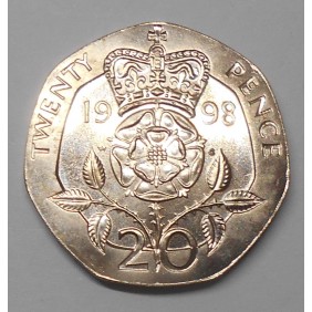 GREAT BRITAIN 20 Pence 1998