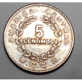COSTA RICA 5 Centimos 1972