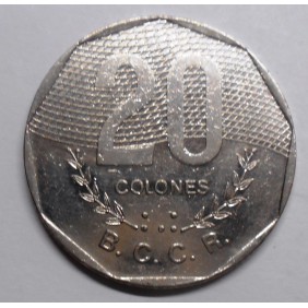 COSTA RICA 20 Colones 1994
