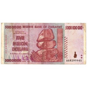 ZIMBABWE 5.000.000.000...