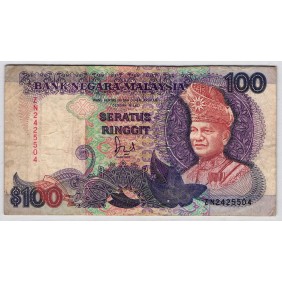MALAYSIA 100 Ringgit 1989
