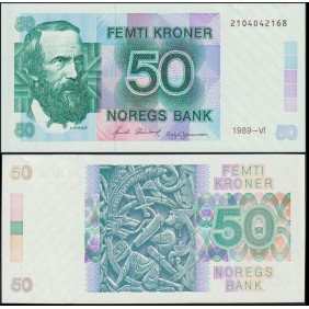 NORWAY 50 Kroner 1989