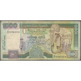 SRI LANKA 1000 Rupees 1992
