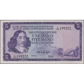 SOUTH AFRICA 5 Rand 1966