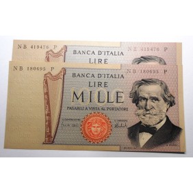 1000 Lire Verdi 15.2.1973