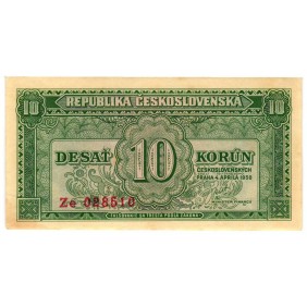CZECHOSLOVAKIA 10 Korun 1950