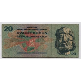 CZECHOSLOVAKIA 20 Korun...