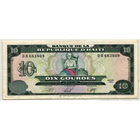 HAITI 10 Gourdes 1999