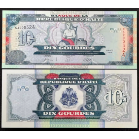 HAITI 10 Gourdes 2004