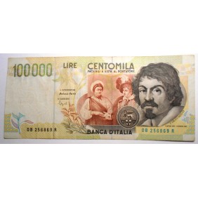 100.000 Lire Caravaggio 2°...