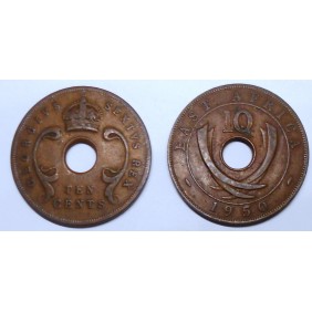 EAST AFRICA 10 Cents 1950