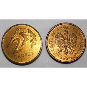 POLAND 2 Grosze 1999