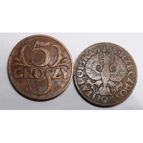 POLAND 5 Groszy 1935