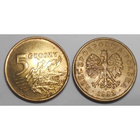 POLAND 5 Groszy 1993