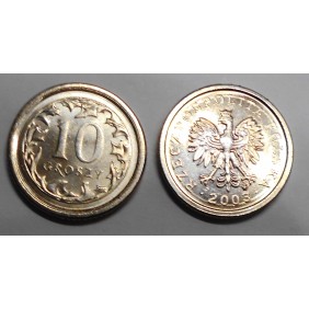 POLAND 10 Groszy 2003