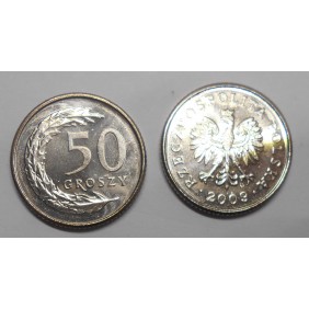 POLAND 50 Groszy 2009