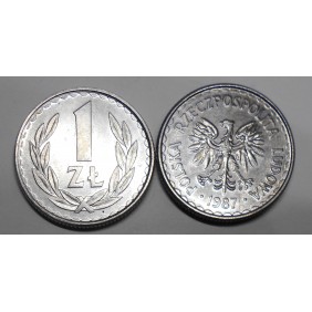 POLAND 1 Zloty 1987