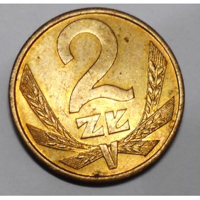 POLAND 2 Zlote 1988