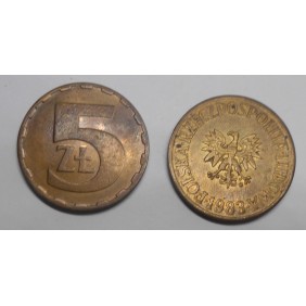 POLAND 5 Zlotych 1983