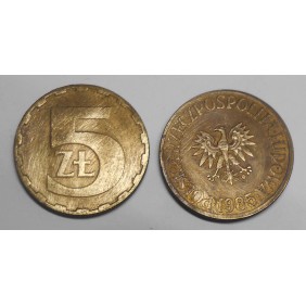 POLAND 5 Zlotych 1985
