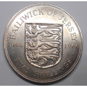 JERSEY 5 Shilling 1966...