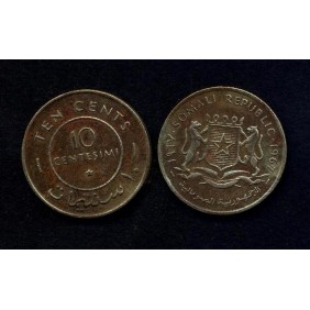 SOMALIA 10 centesimi 1967