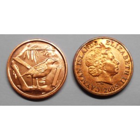 CAYMAN ISLANDS 1 Cent 2005