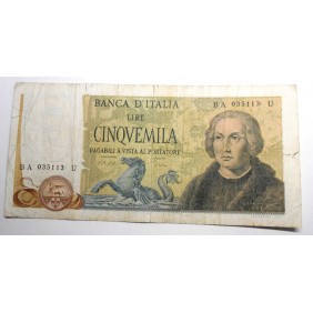 5000 Lire 1977 COLOMBO 3...