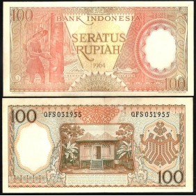INDONESIA 100 Rupiah 1964