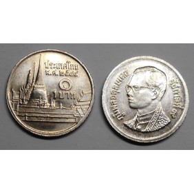 THAILAND 1 Baht 2001 (BE2544)