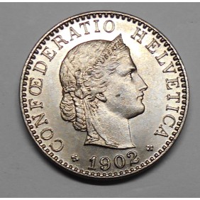 SWITZERLAND 20 Rappen 1902