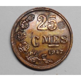 LUXEMBOURG 25 Centimes 1947