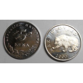 CROATIA 5 Kuna 2003