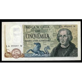 5000 LIRE 1977 COLOMBO 3...