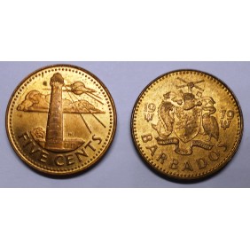 BARBADOS 5 Cents 1979