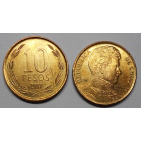 CHILE 10 Pesos 2007